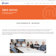 neue Webseite matho informatik ag